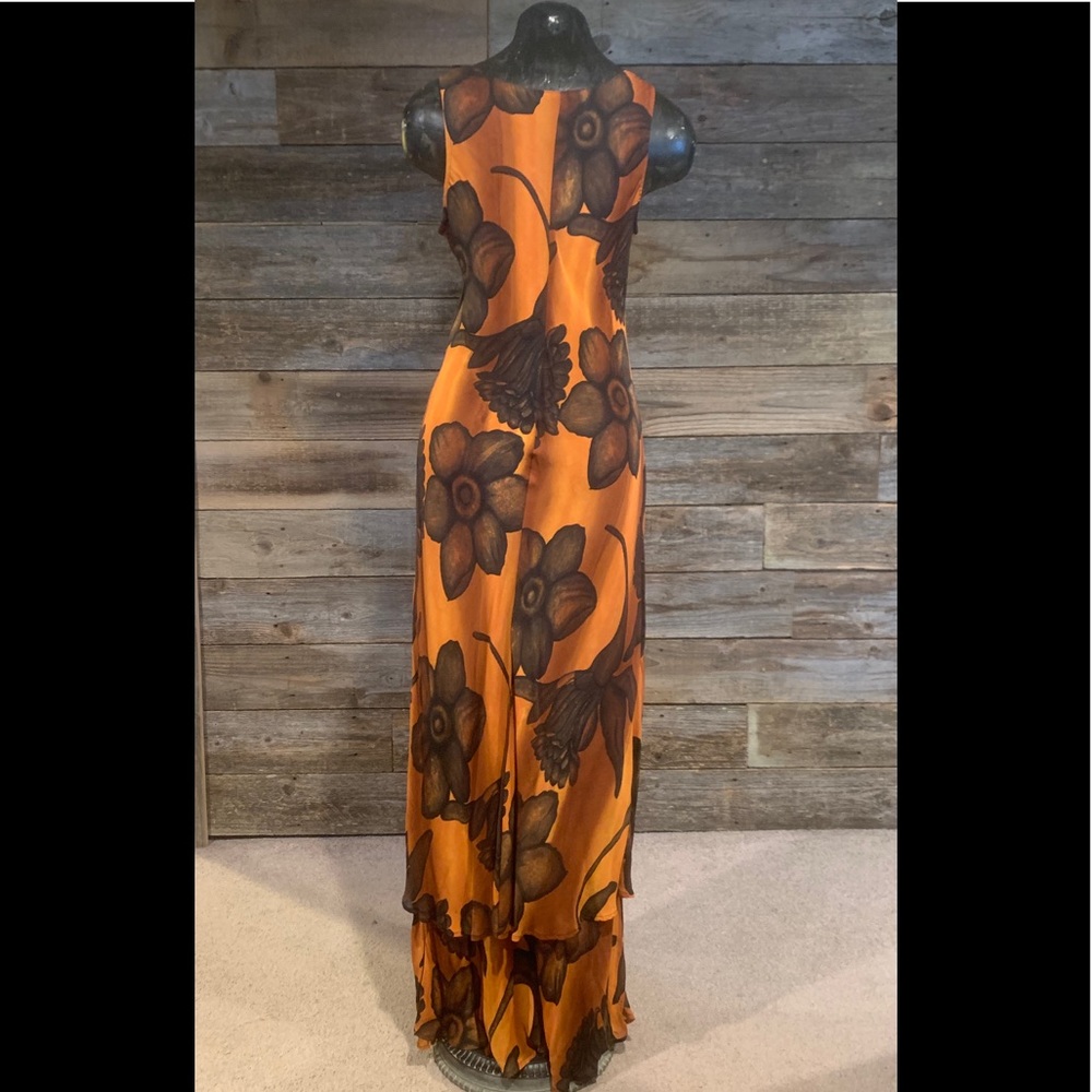 Regine of Los Angeles Designer Maxi Dress Size Lg - Picture 4 of 8